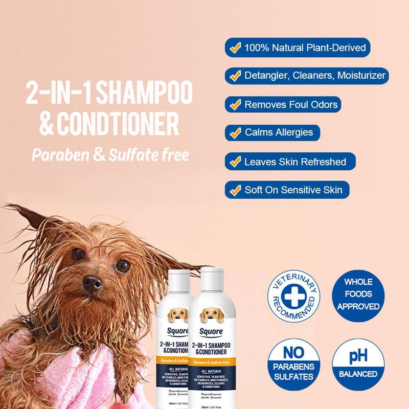 Dog Shampoo And Conditioner 2 In 1 Dog Shampoo And Conditioner Cleanses Hydrates Nourishes Dry Skin And Smelly Coat Decrease - thepetsupplyhaven